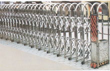 不銹鋼電動伸縮門——現代金屬制品的理想選擇